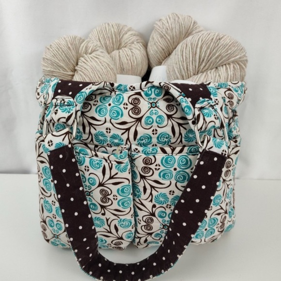 Yarnology By Hobby Lobby Project Bag Tote Knitting Crochet Craft Yarn Bag - Picture 1 of 9